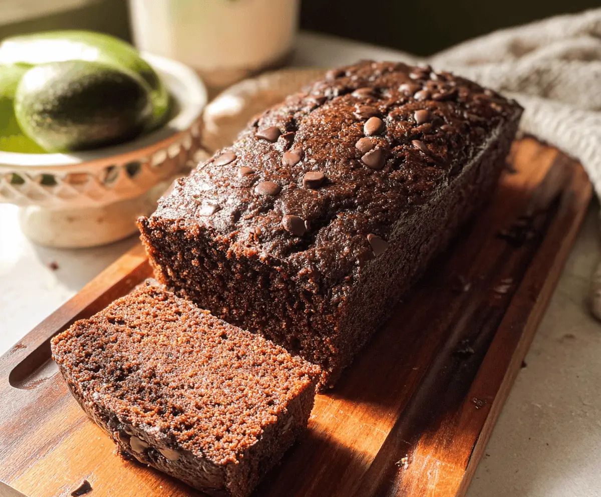 Moist Chocolate Zucchini Bread Recipe