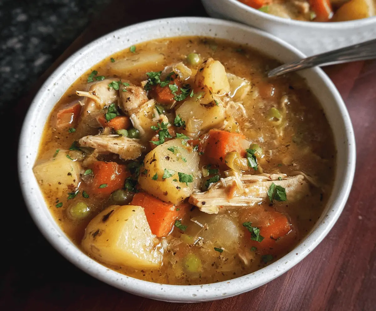 Easy Slow Cooker Chicken Stew for Cozy Dinners