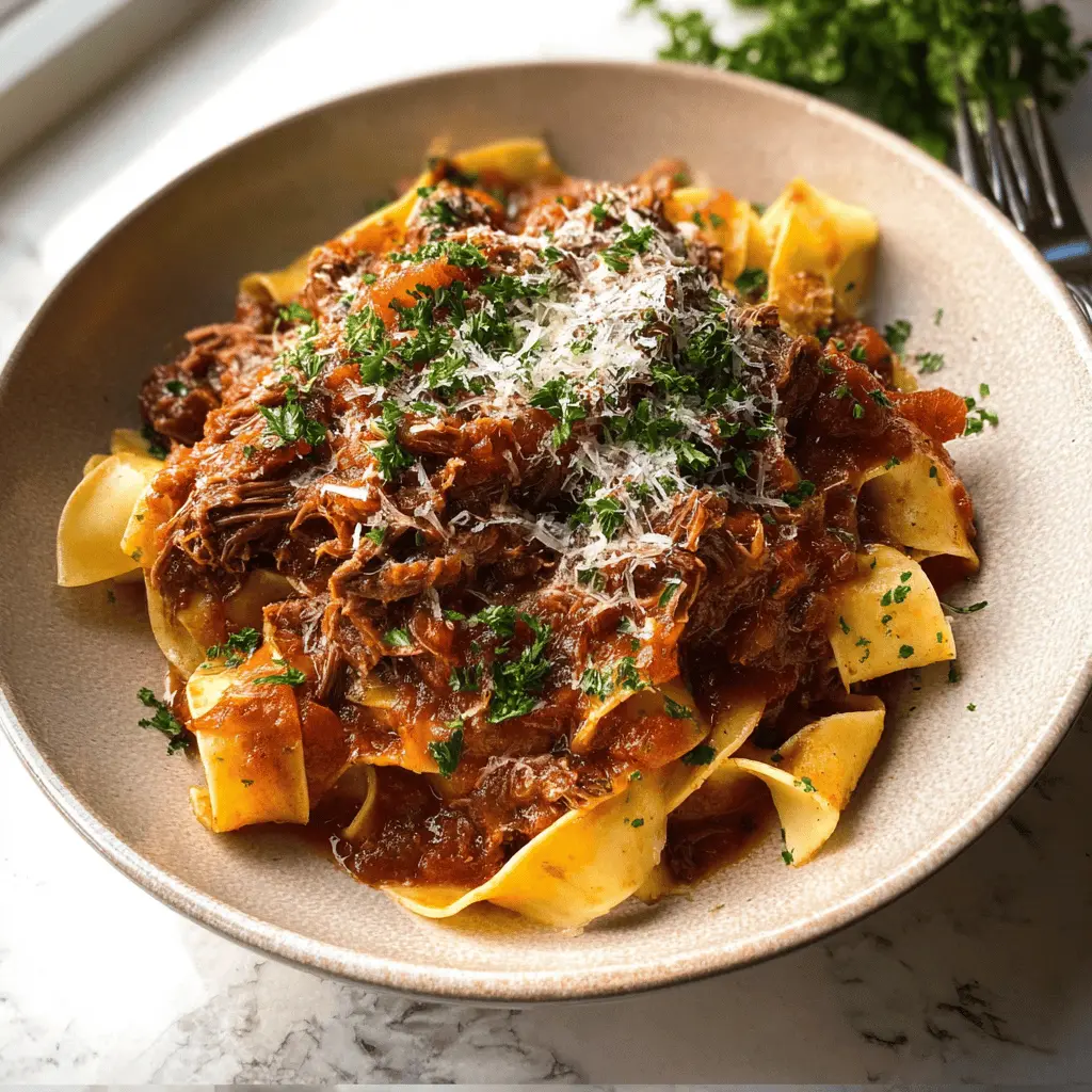 Easy Slow Cooker Beef Ragu Recipe for Cozy Dinners