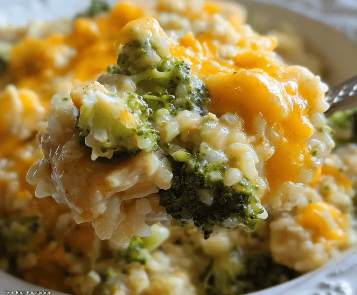 Easy Crockpot Cheesy Chicken Broccoli Rice