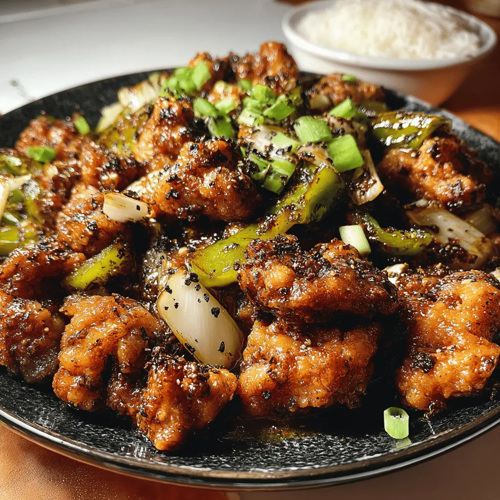 Easy Black Pepper Chicken Recipe for Dinner