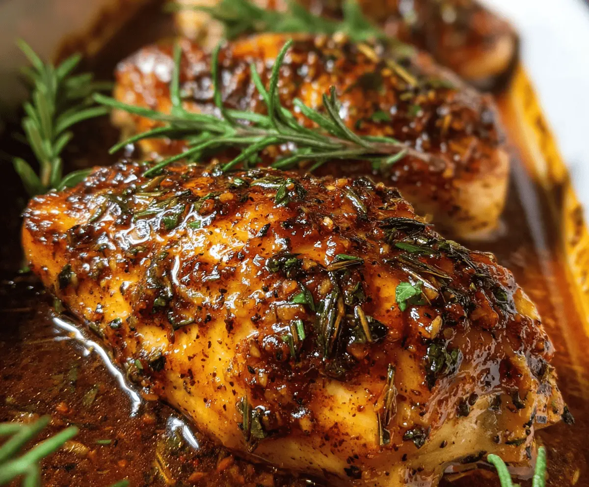 Easy Baked Honey Dijon Chicken Recipe