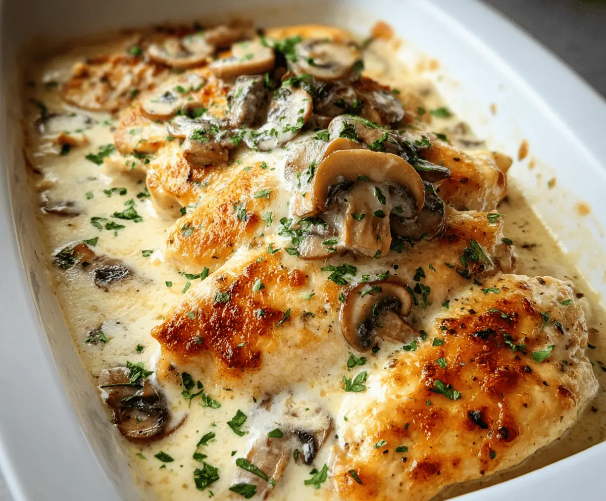Creamy Chicken Gloria Recipe With Garlic and Herbs
