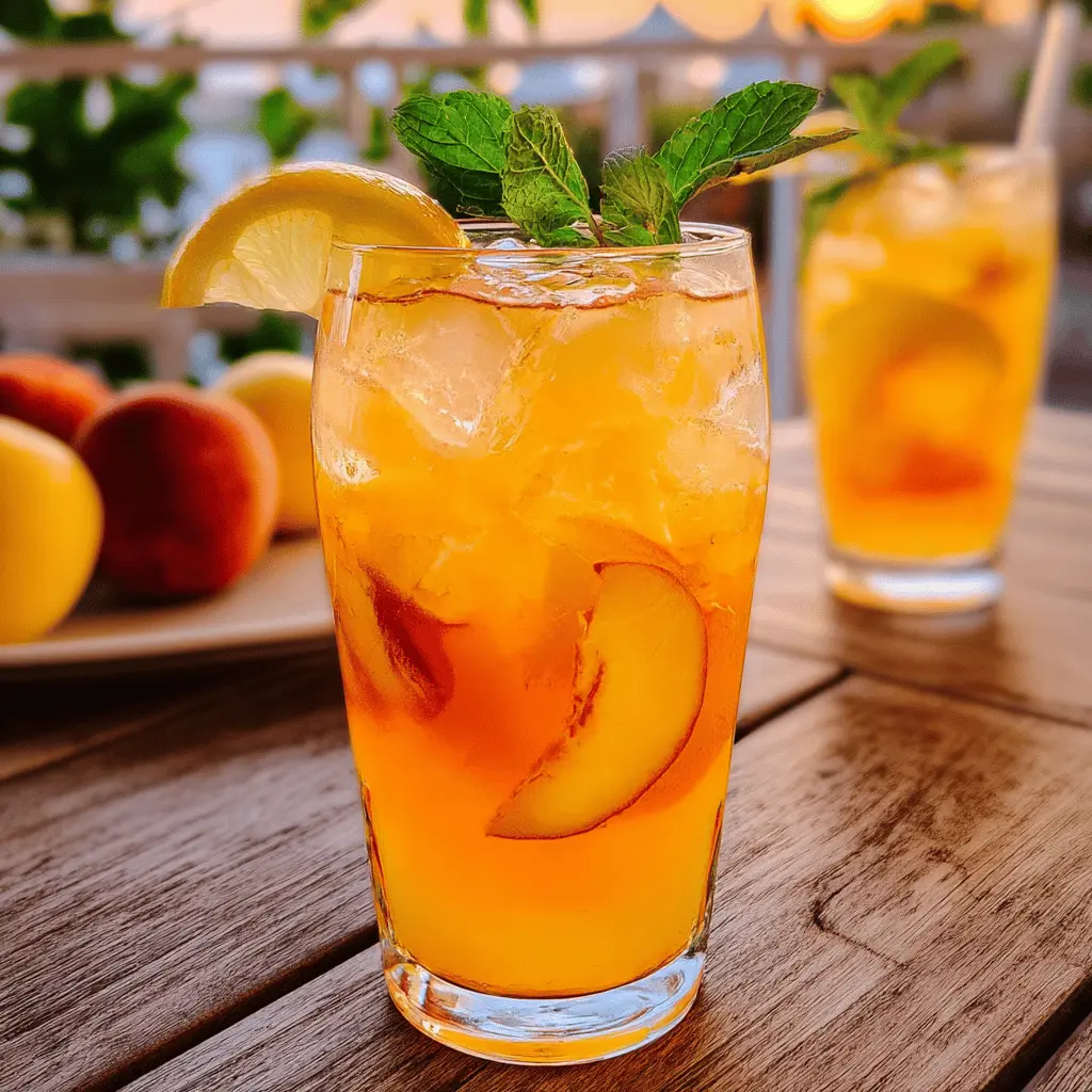 Refreshing Peach Lemonade Recipe for Summer