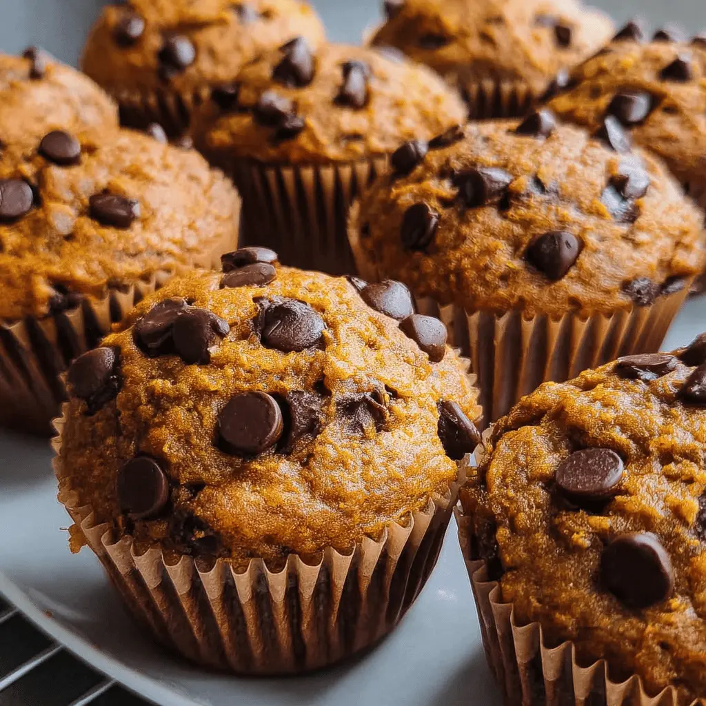 Easy Pumpkin Chocolate Chip Muffins Recipe
