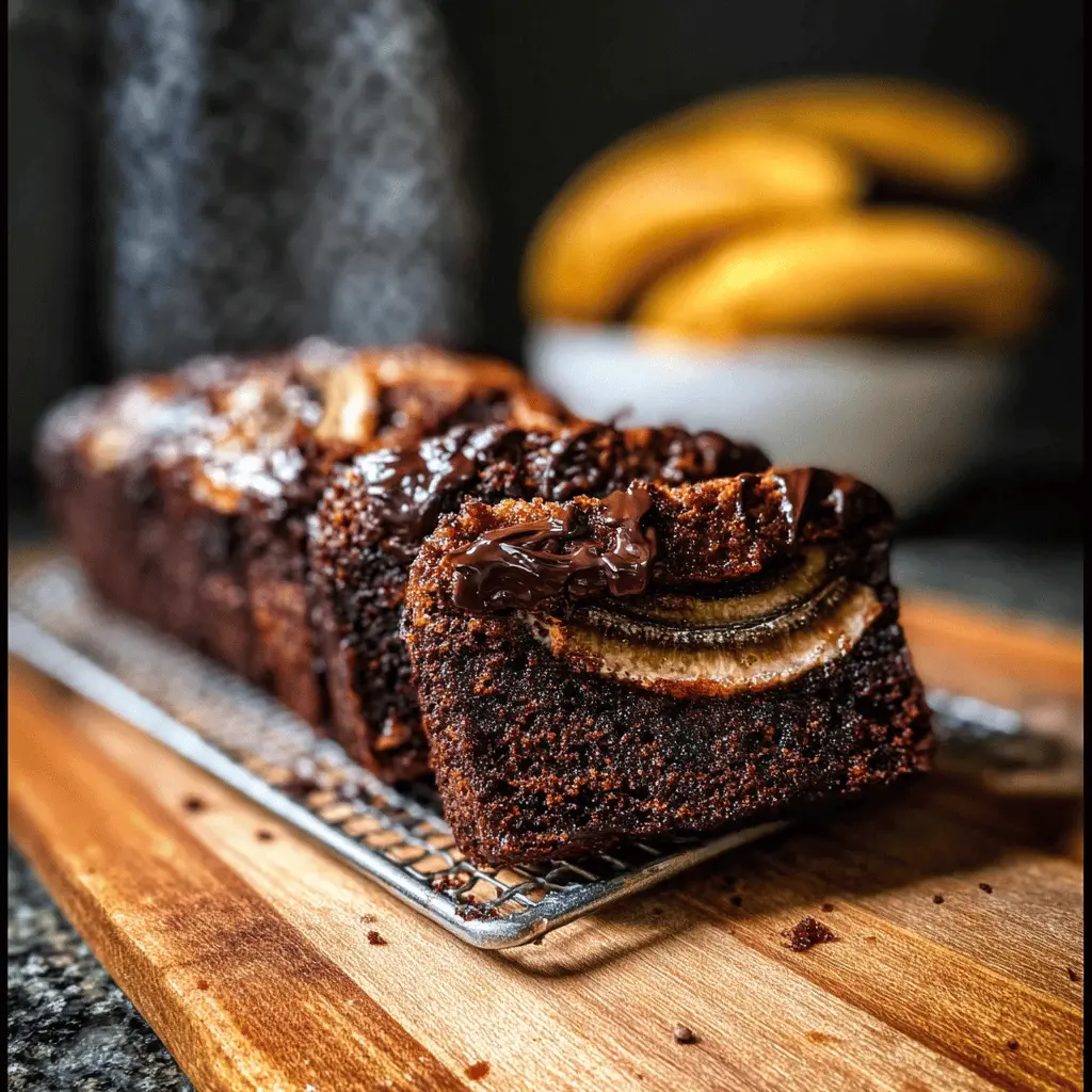 Moist Chocolate Espresso Banana Bread Recipe