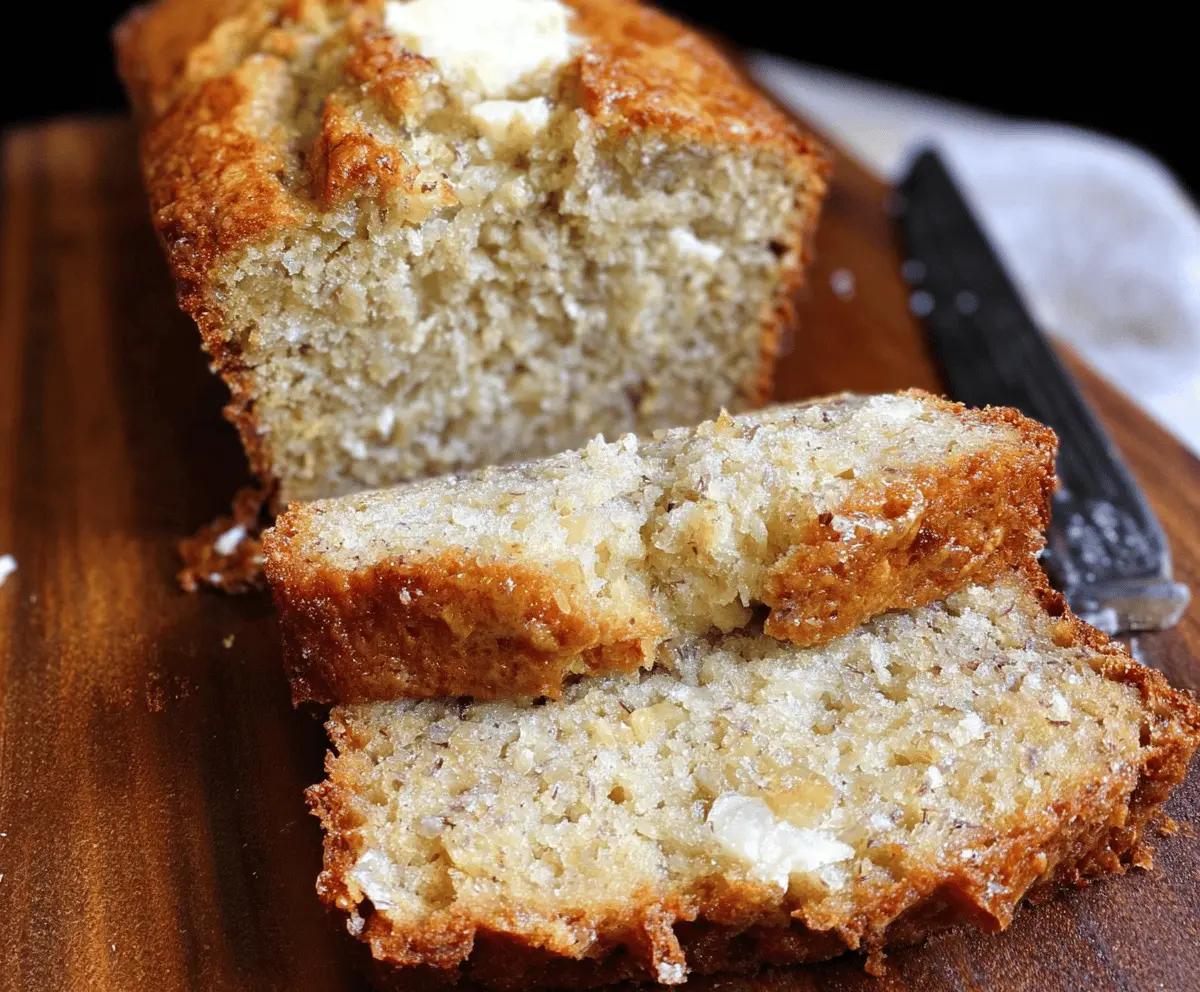 Moist Buttermilk Banana Bread Recipe
