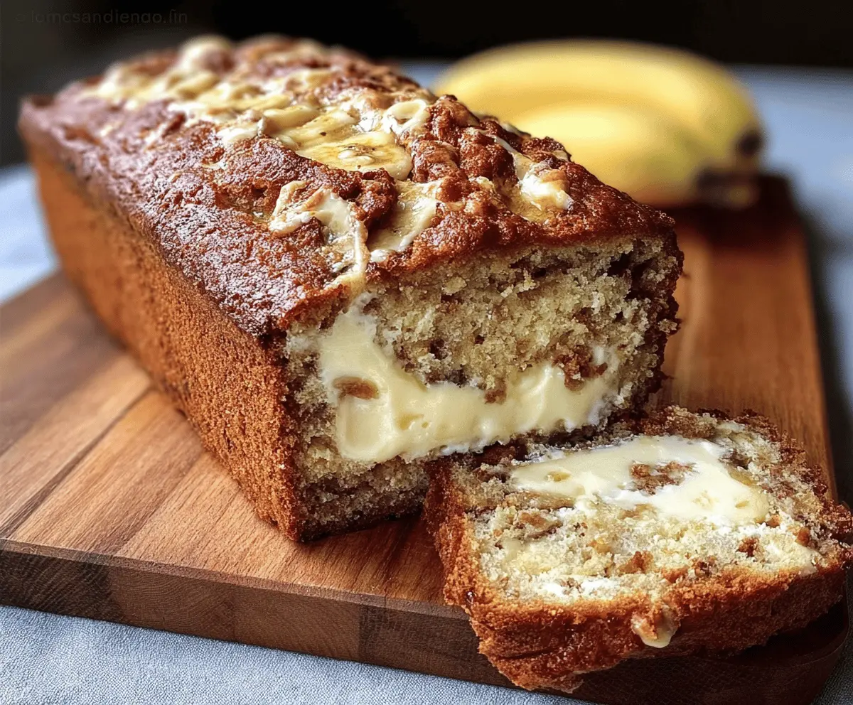 Ultimate Cream Cheese Banana Bread Recipe