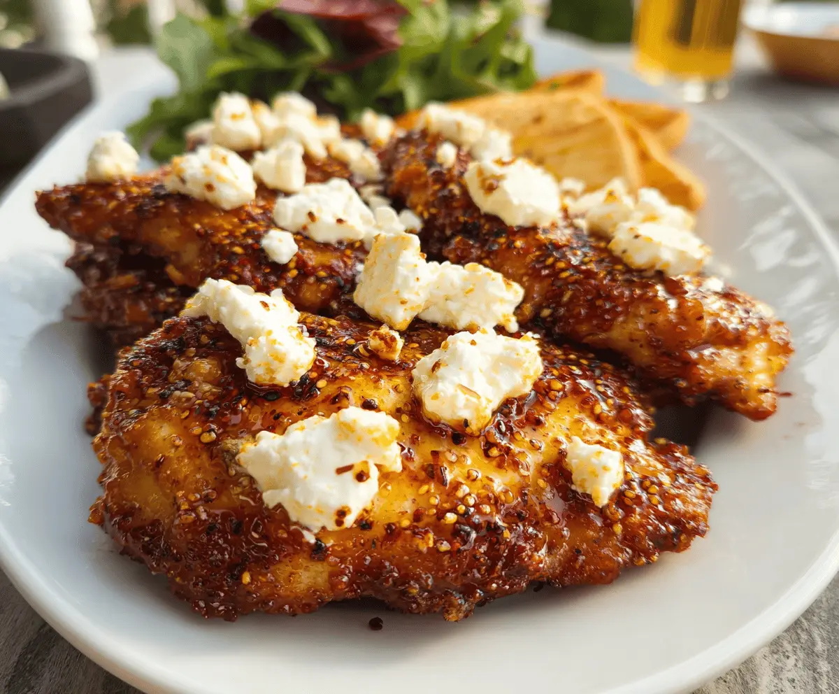 Easy Hot Honey Feta Chicken Recipe