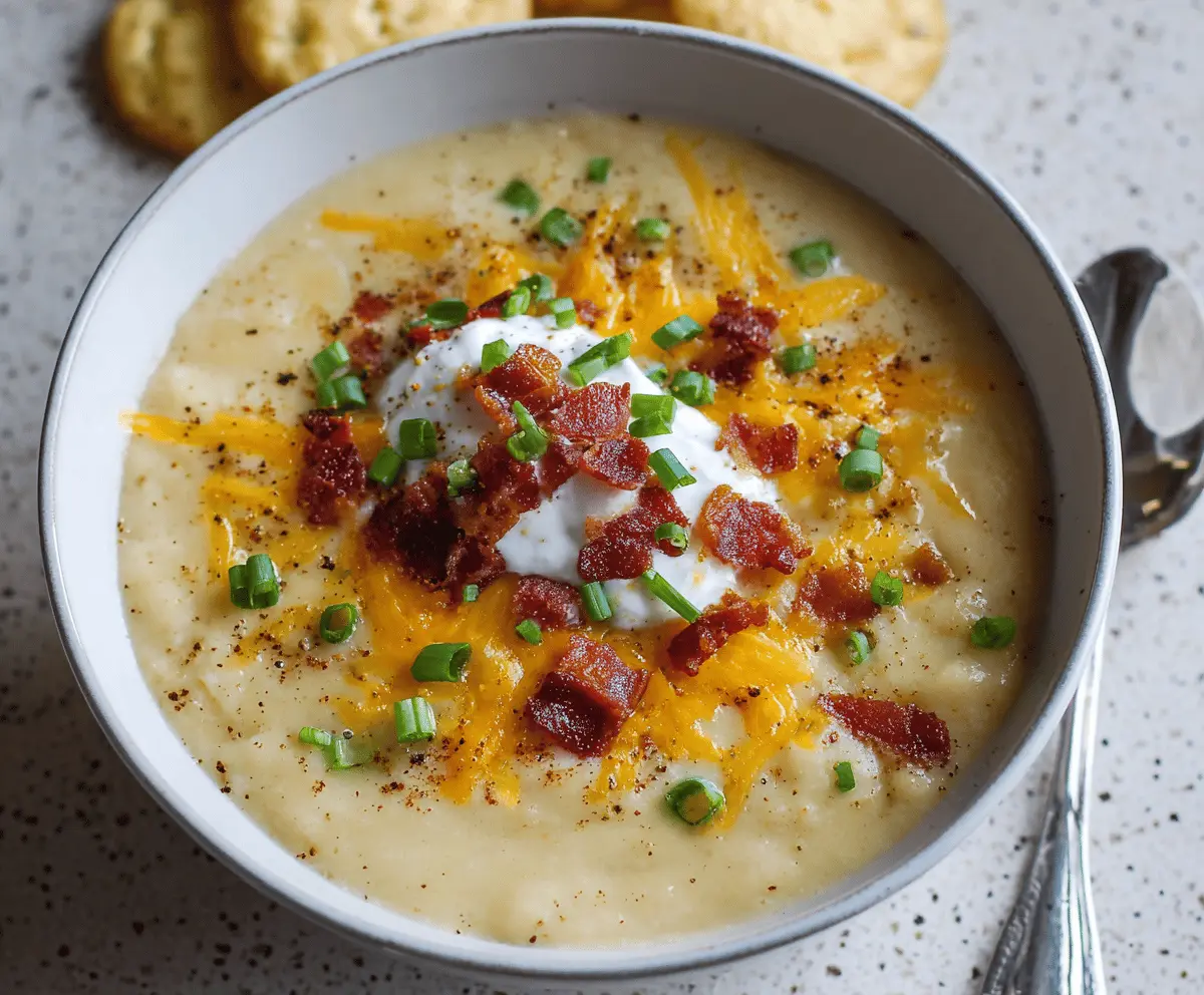 Crockpot Baked Potato Soup