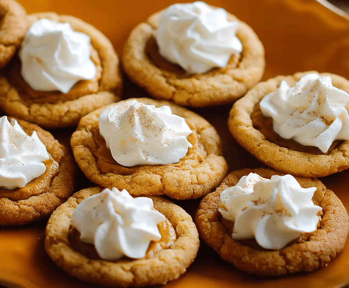 Pumpkin Pie Cookies