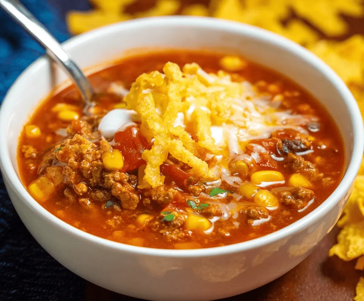 Rotel Taco Soup
