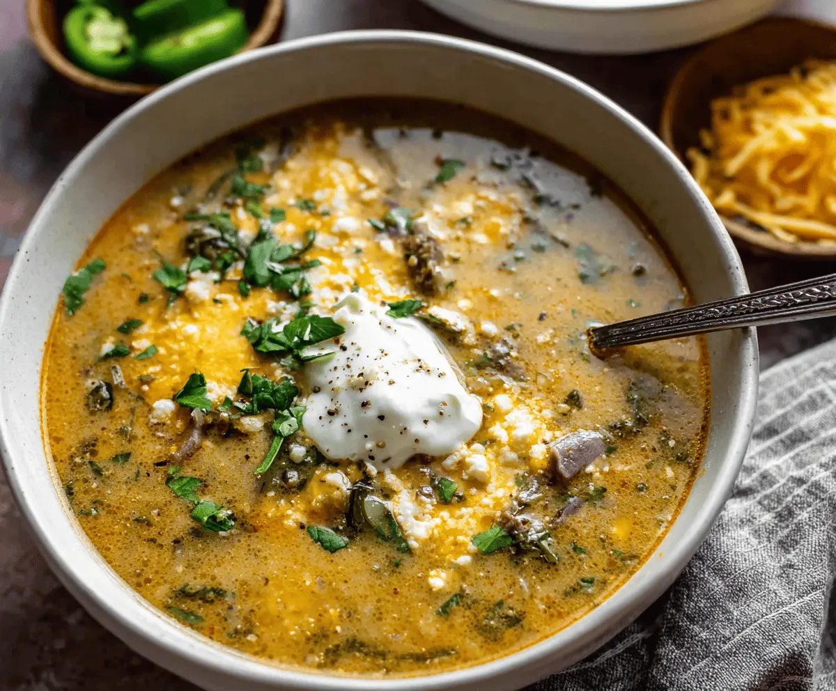 Chile Relleno Soup