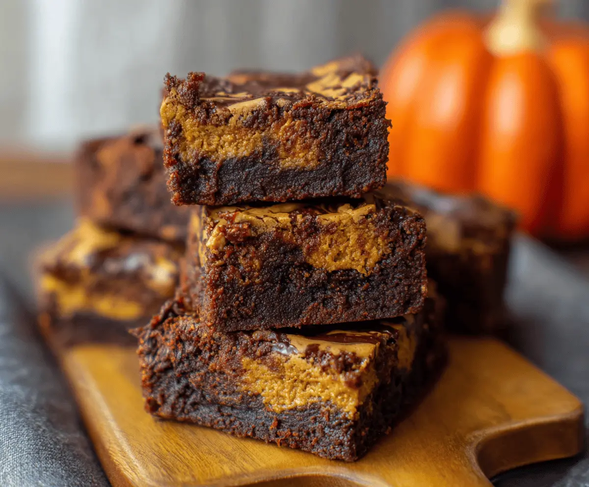 Pumpkin Brownies