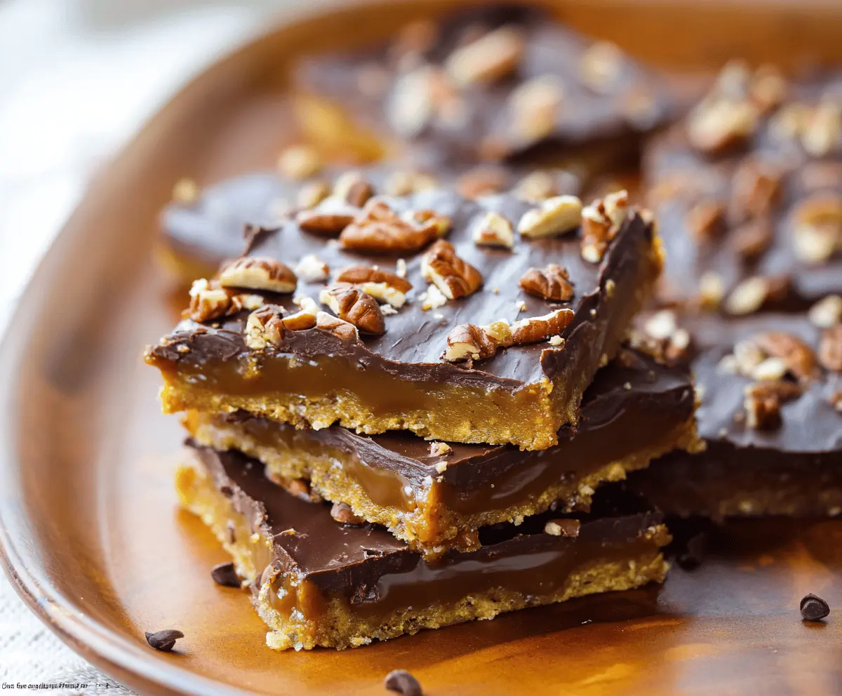 Delicious homemade Pumpkin Toffee Bars topped with caramelized toffee and pumpkin spice, perfect for fall desserts.