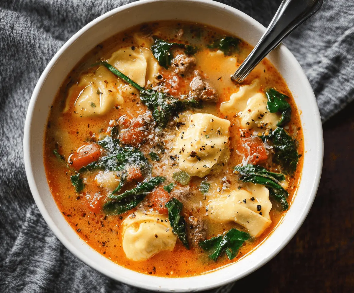 Ravioli Soup