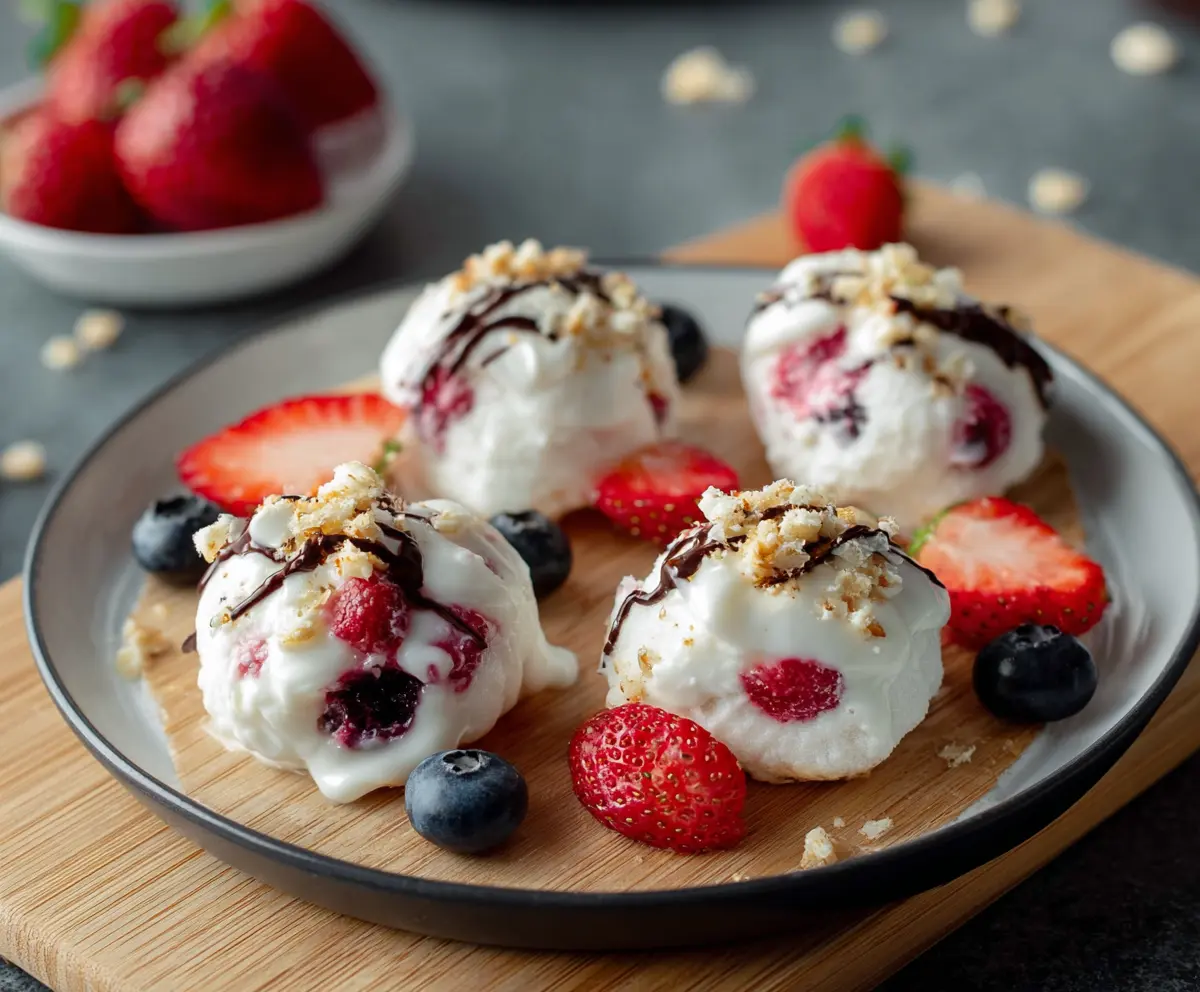 Delicious frozen yogurt bites in colorful silicone molds, perfect for healthy snacks and summer treats.