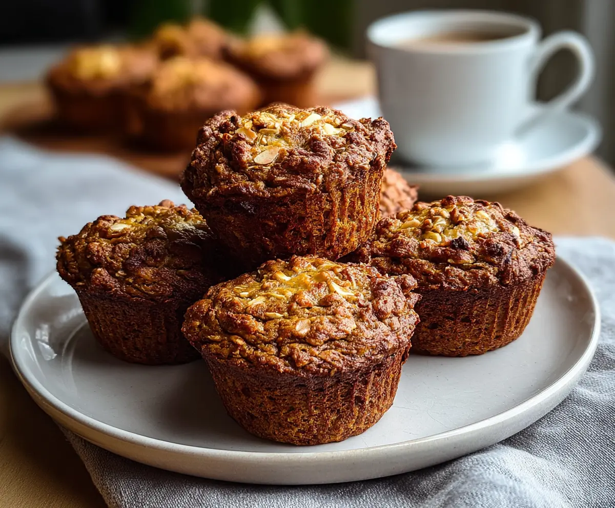 Baking gingerbread cottage cheese breakfast muffins in a kitchen setting with fresh ingredients.