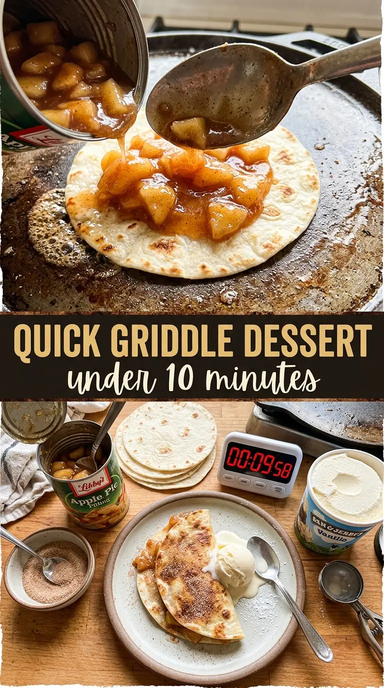 Apple Pie Tortillas crispy cinnamon apple dessert