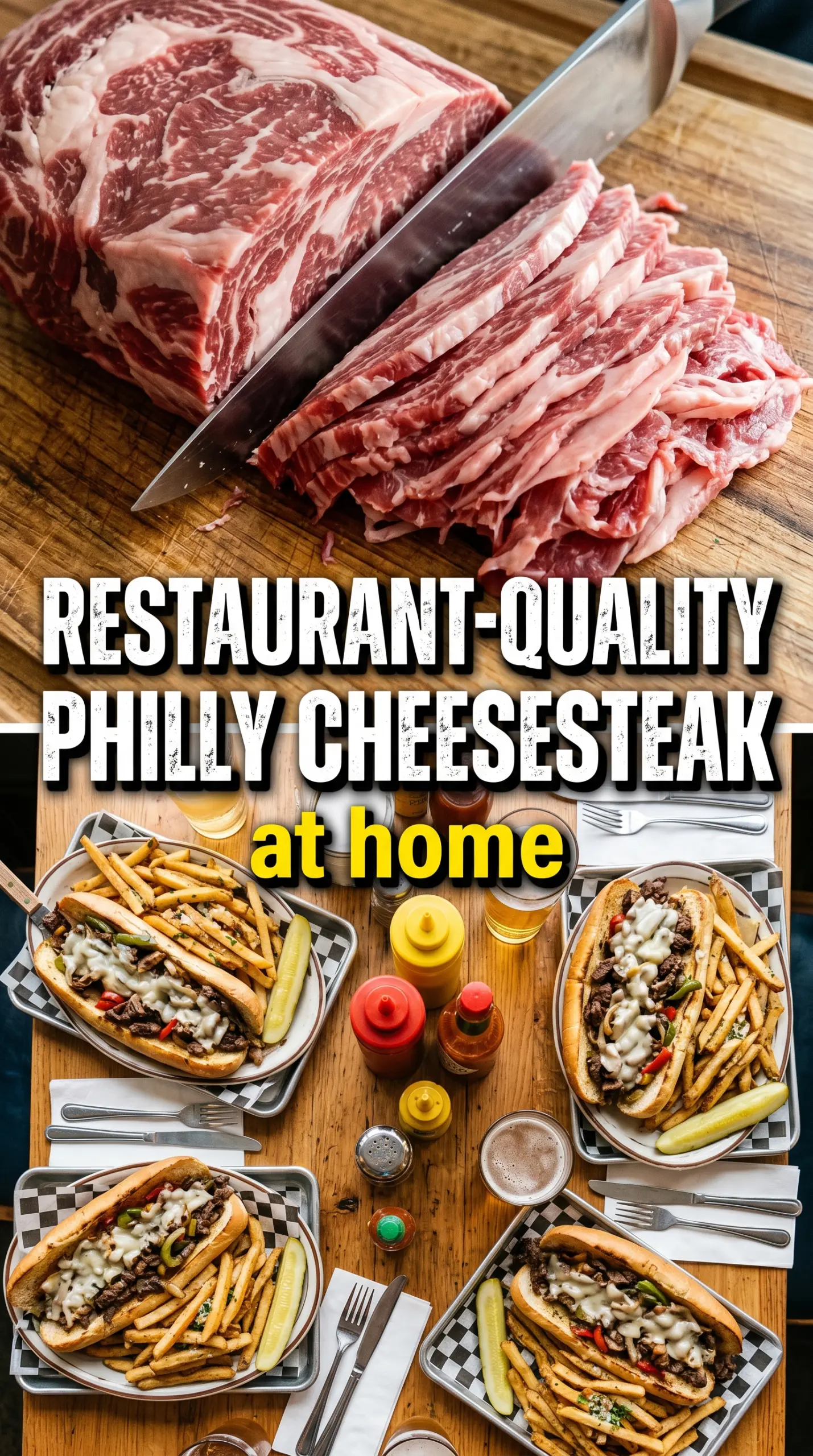 Authentic Blackstone Philly Cheesesteak with melted cheese and caramelized onions