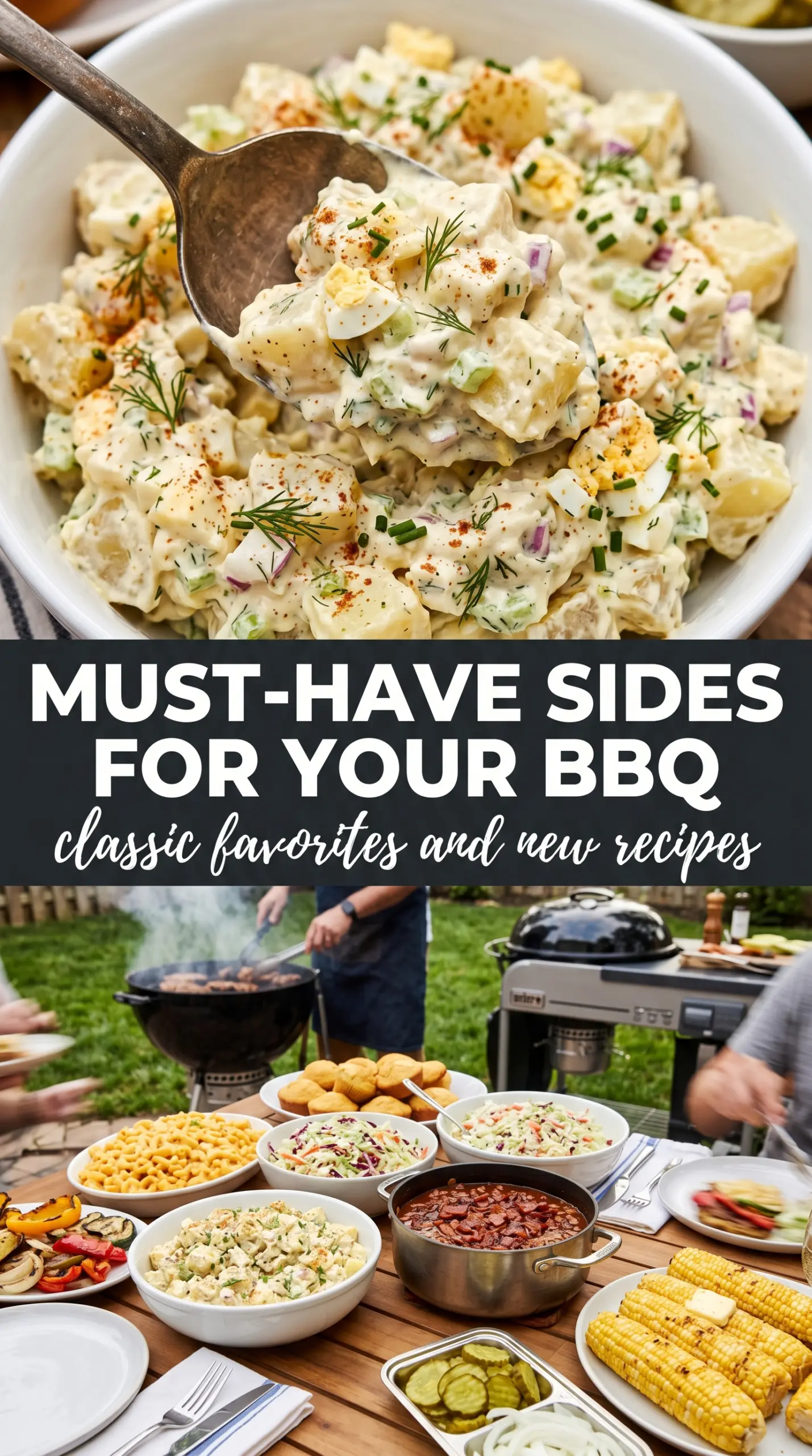 BBQ Side Dishes Collection colorful picnic sides