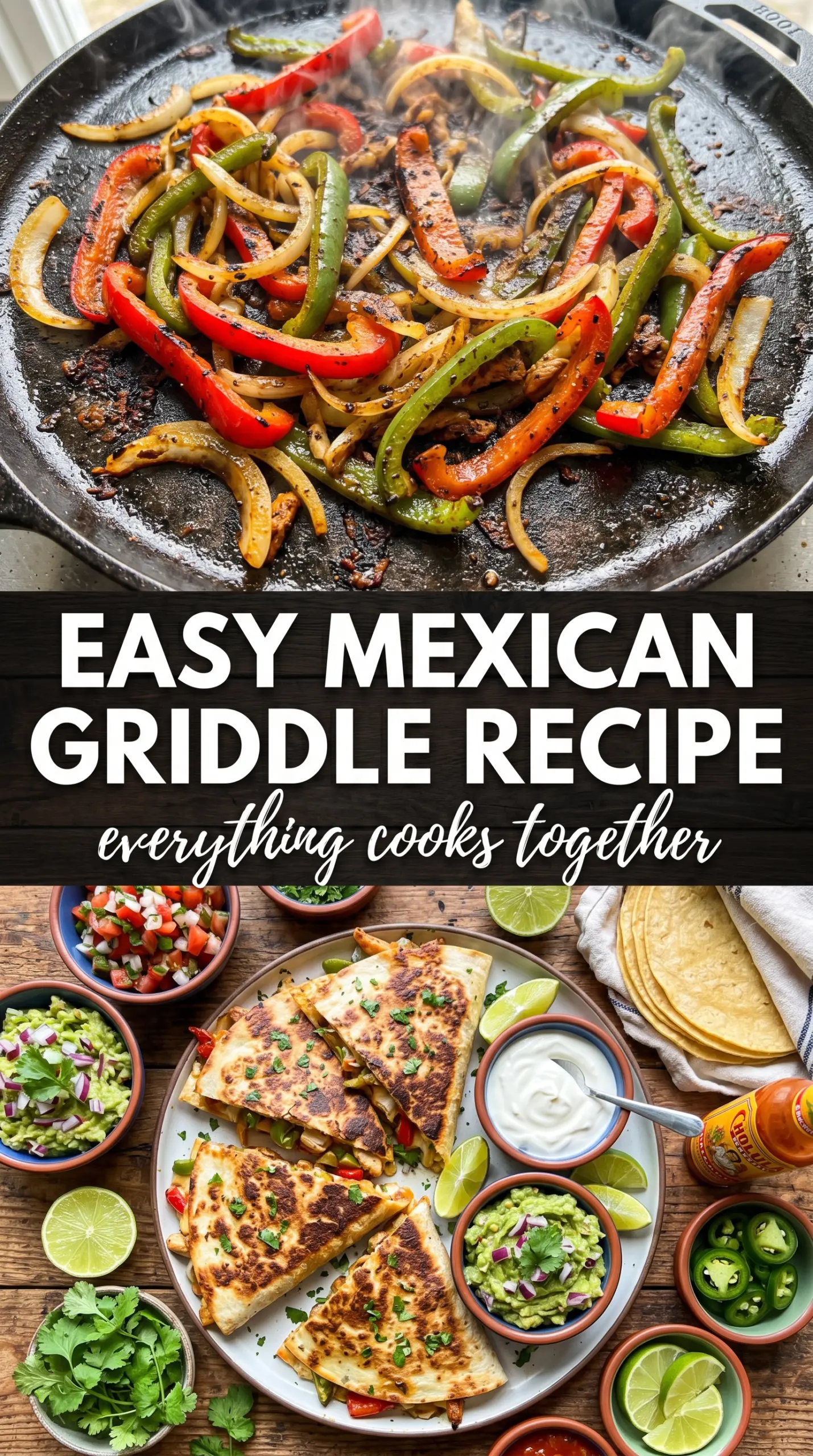 Blackstone Chicken Fajita Quesadillas crispy cheesy peppers