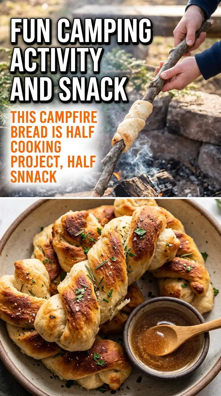 Campfire Bread stick bread golden fluffy