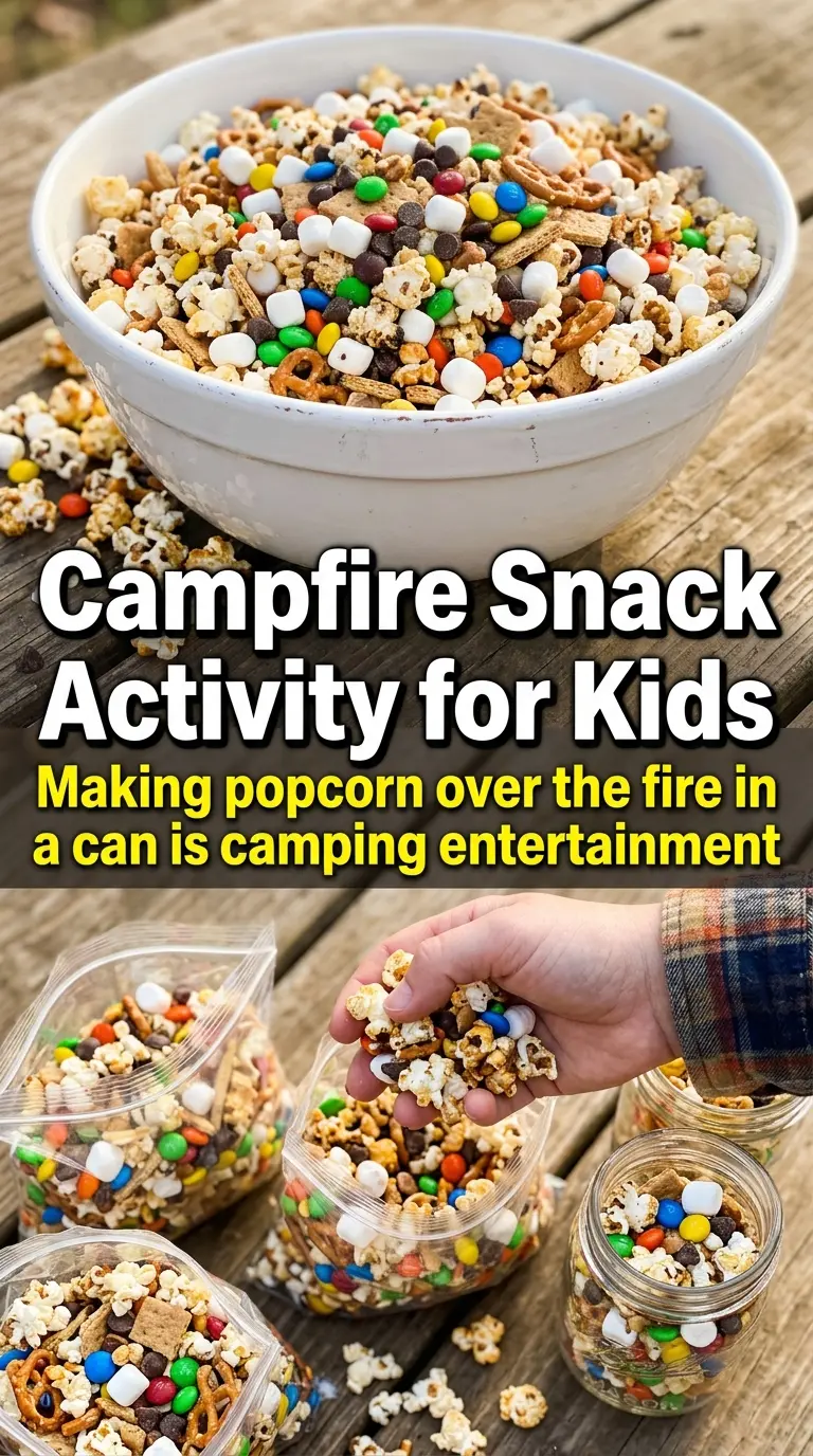 Campfire Popcorn in a Can smoky crunchy