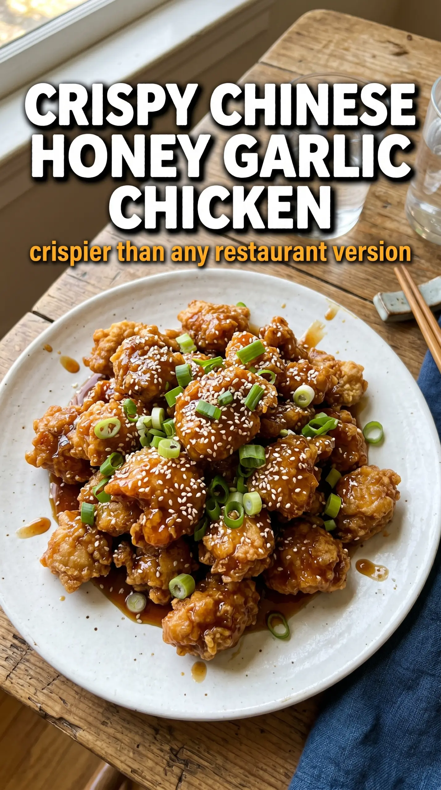 Glazed chicken with shiny caramelized sauce