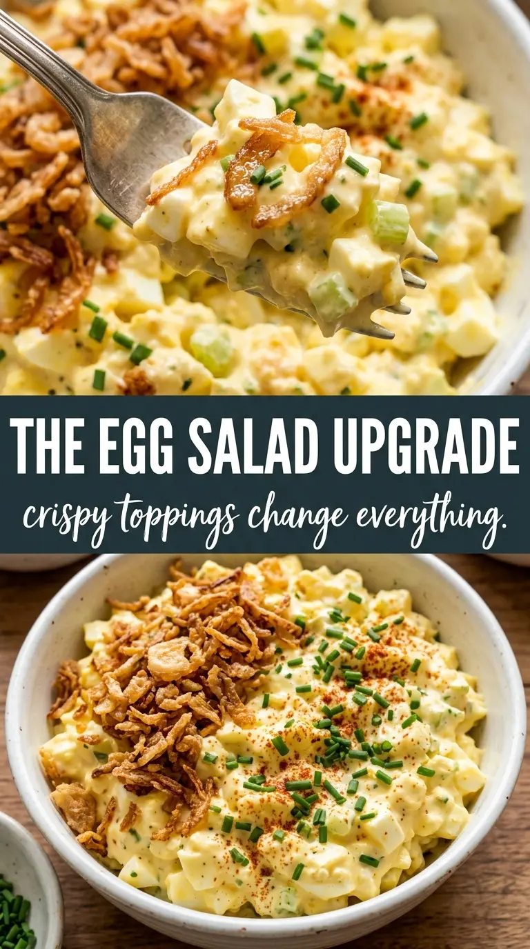 Crispy Egg Salad crunchy toasted