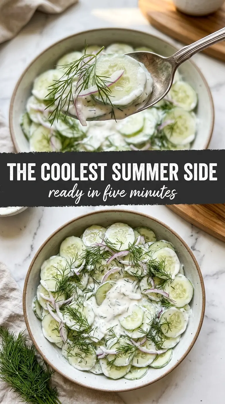 cucumber dill salad crisp tangy herb-flecked