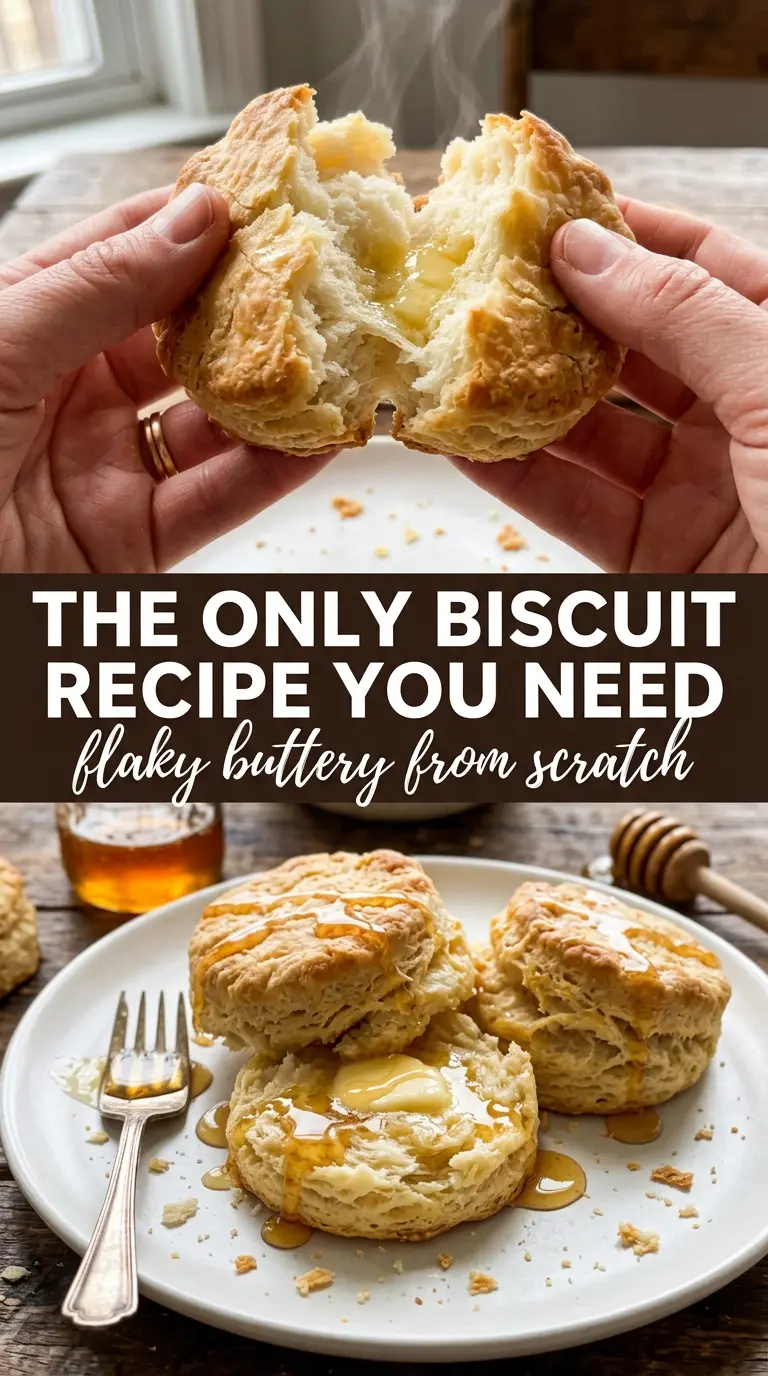 Homemade biscuits fluffy buttery layers
