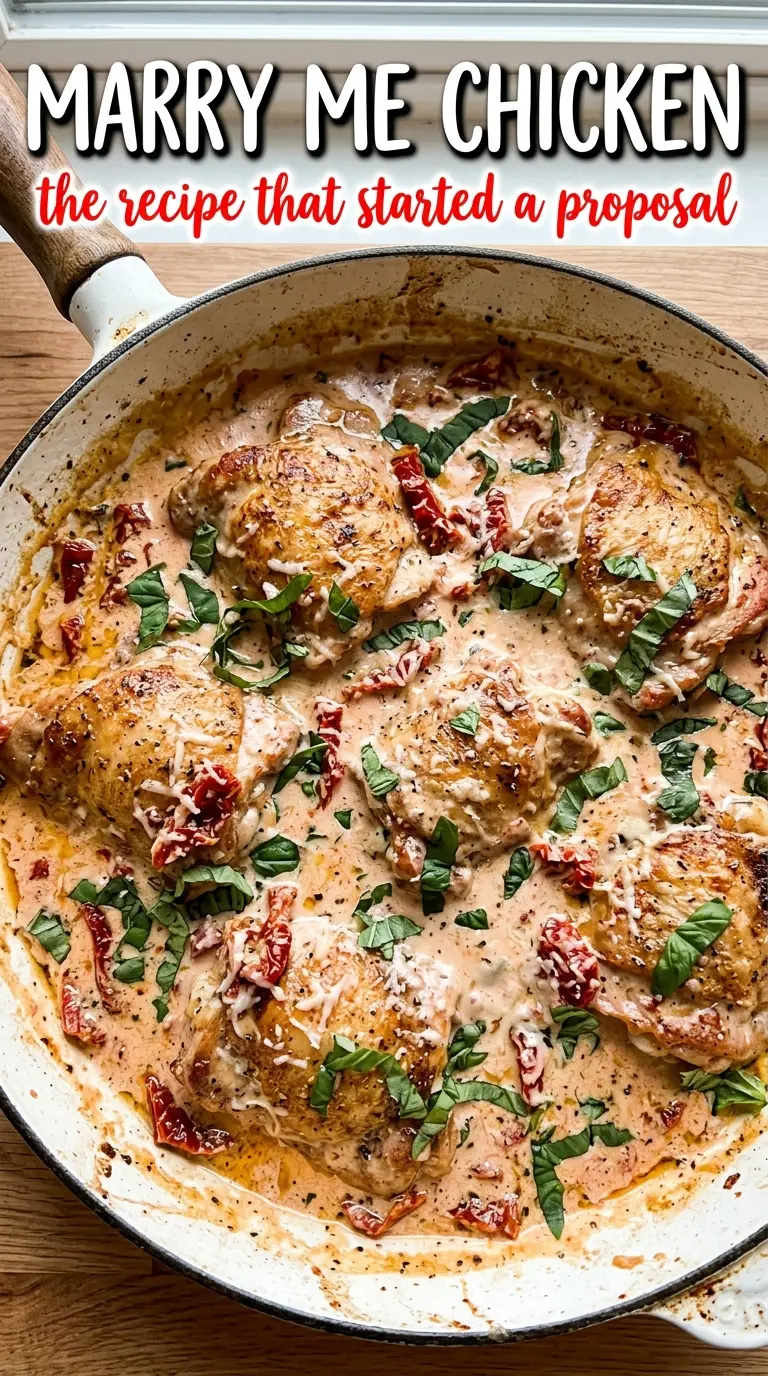 Marry Me Chicken creamy sun-dried tomato