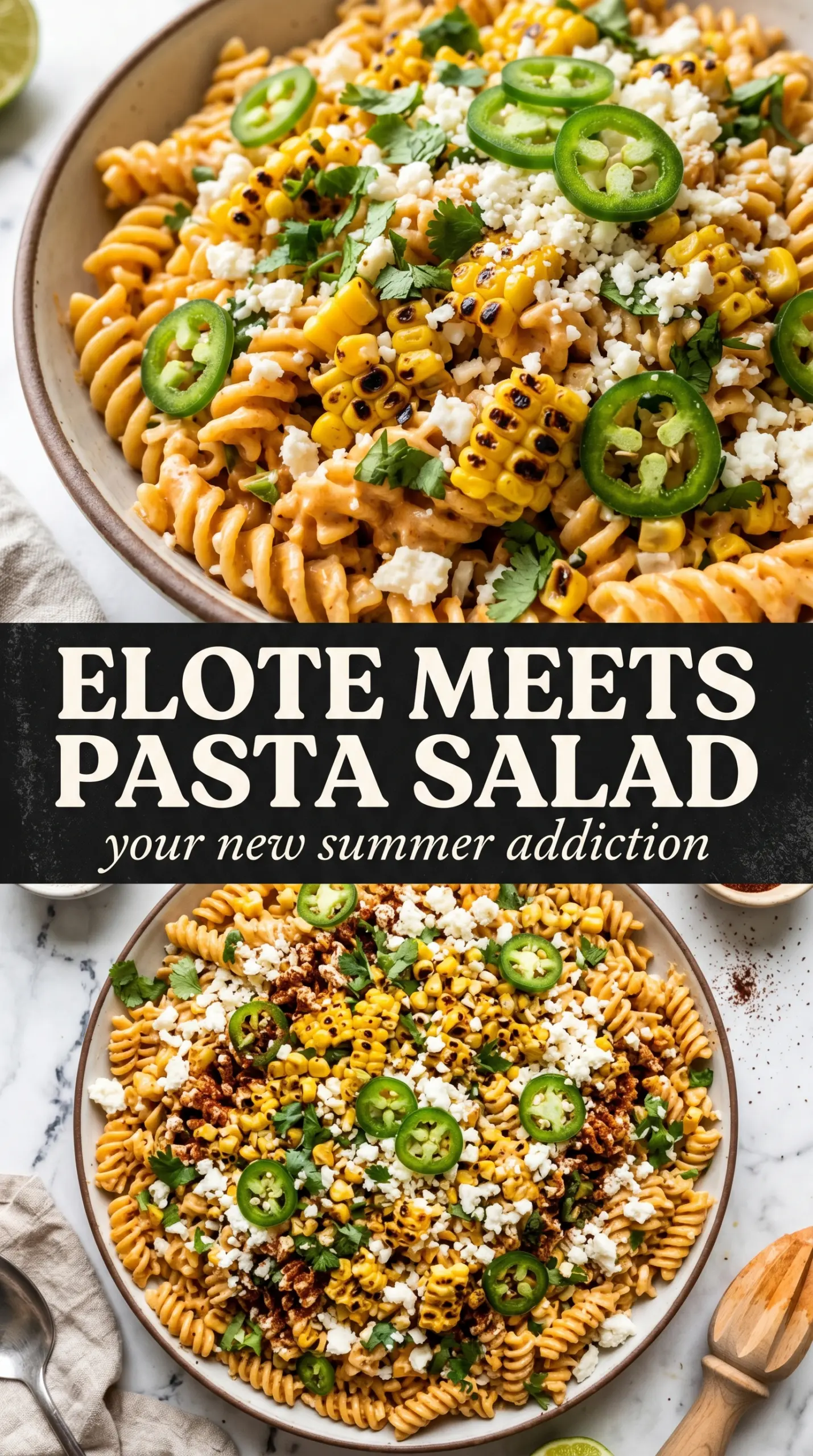 Mexican Street Corn Pasta Salad creamy smoky colorful
