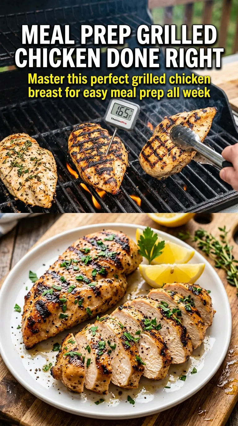 Perfect Grilled Chicken Breast juicy grill marks