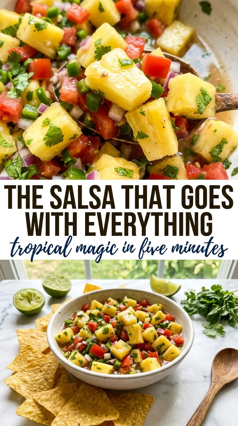 Pineapple Salsa sweet spicy fresh
