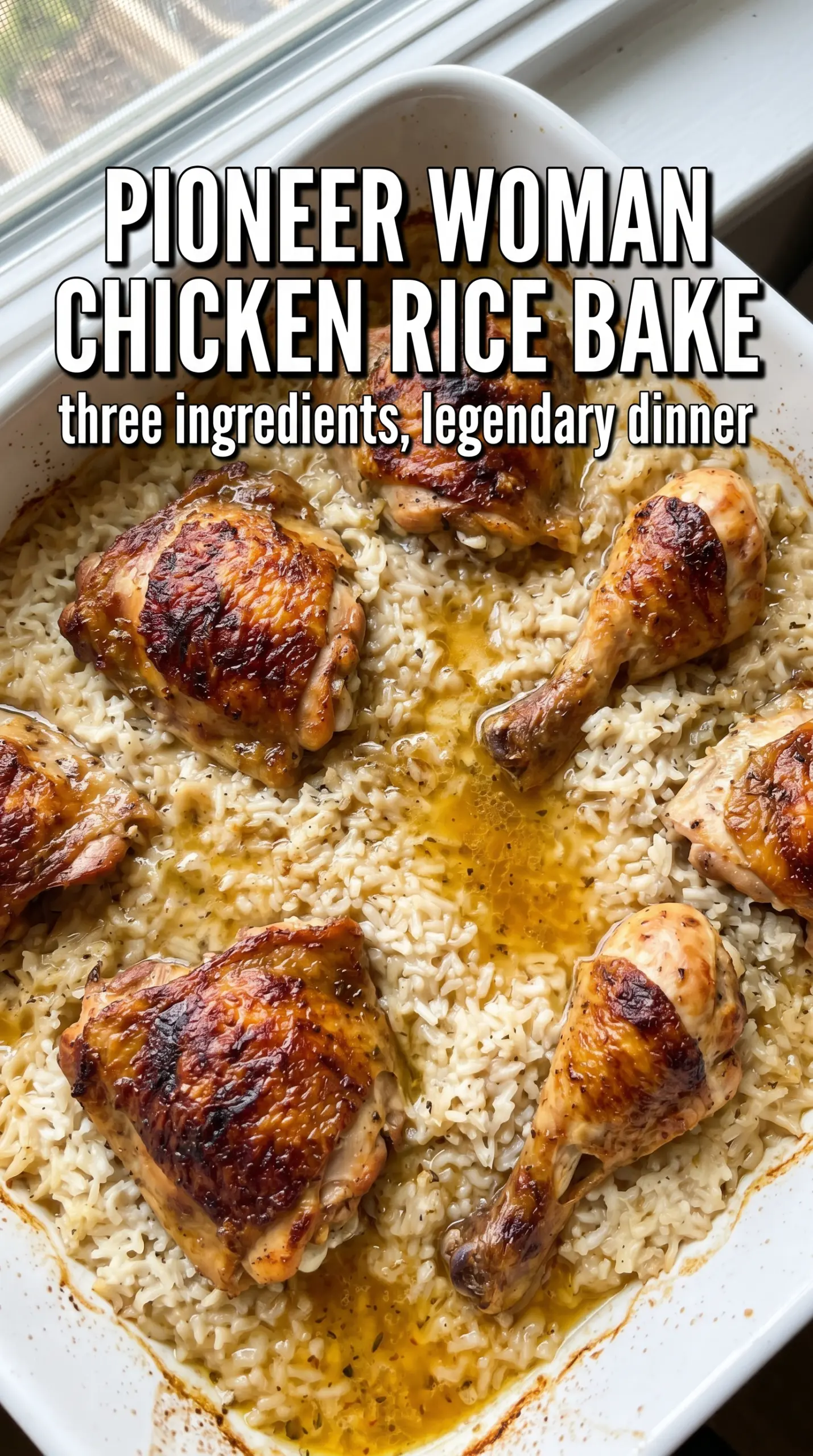 Pioneer Woman chicken rice bake creamy savory casserole