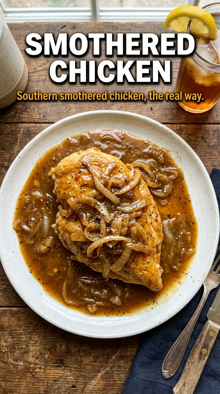 Smothered Chicken savory gravy