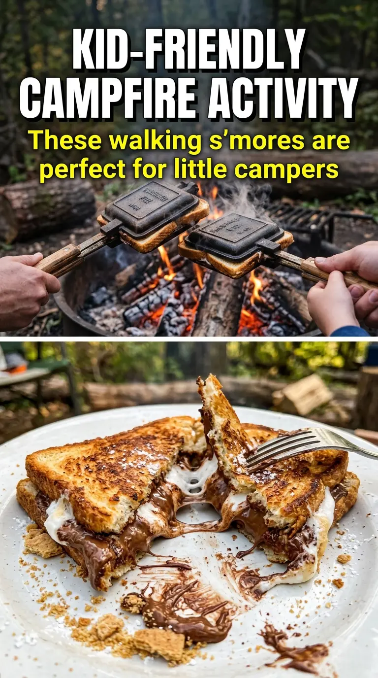Walking S'mores campfire dessert portable treat