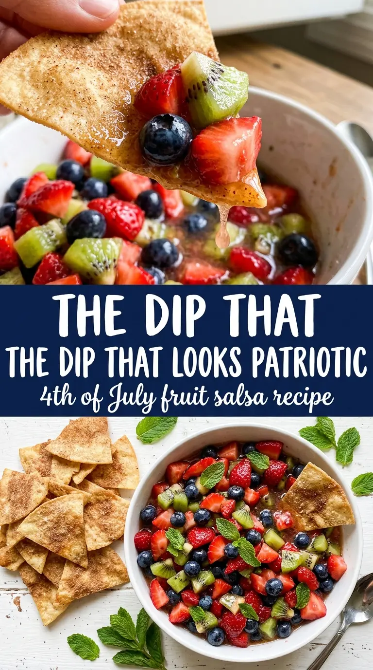 4th of July fruit salsa vibrant juicy patriotic