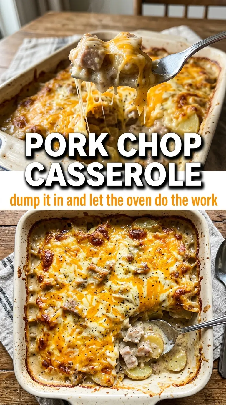 Pork Chops Casserole creamy mushroom rice
