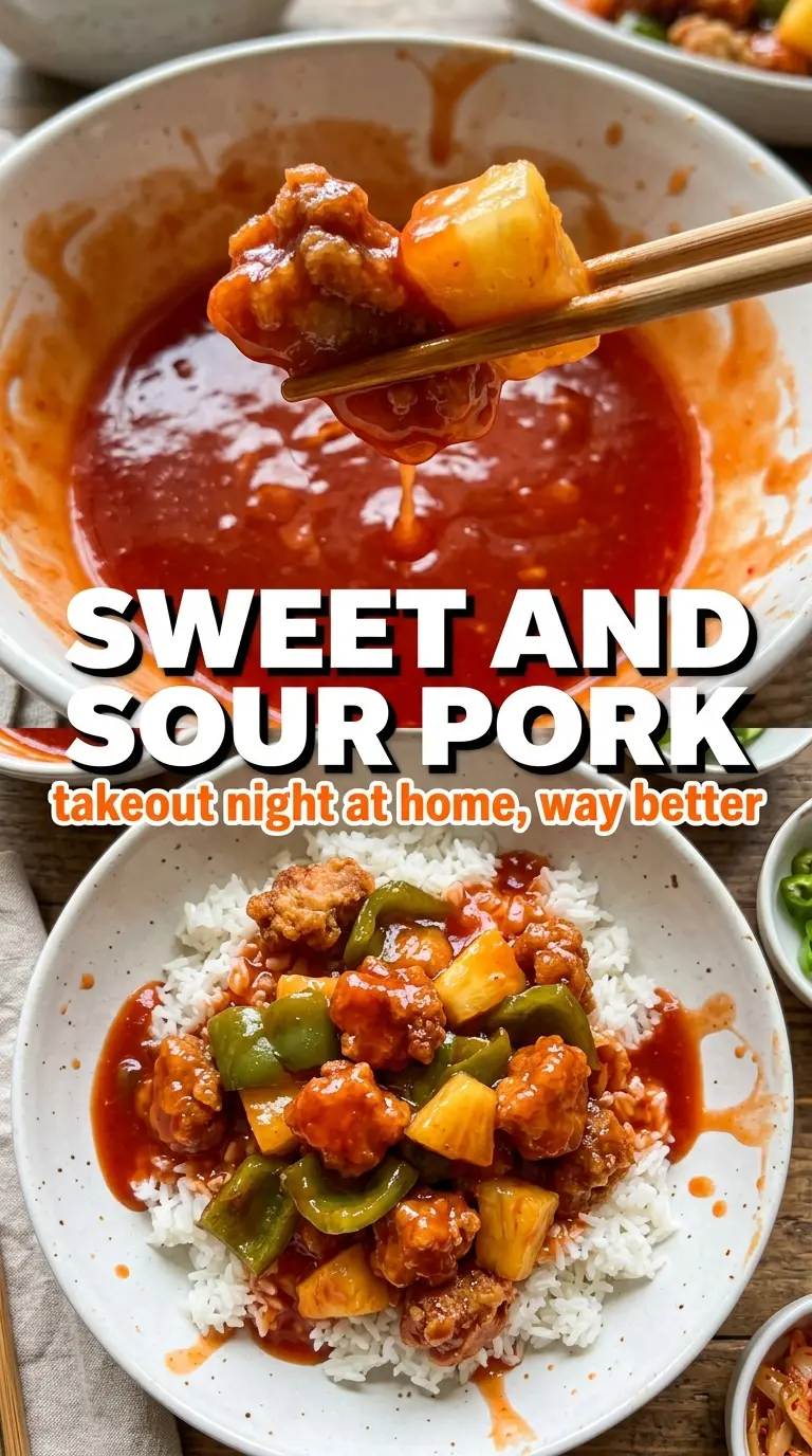 Sweet and sour pork crispy pineapple