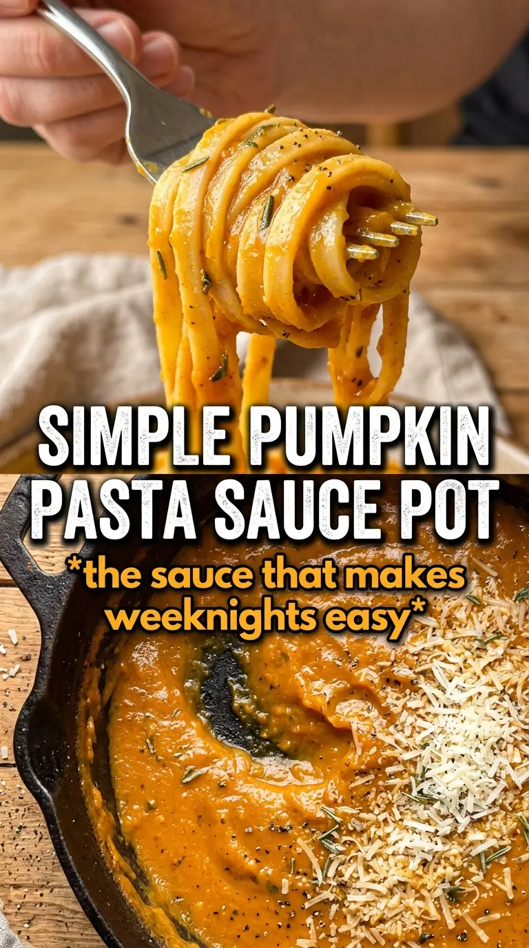 Pumpkin pasta sauce silky creamy rigatoni