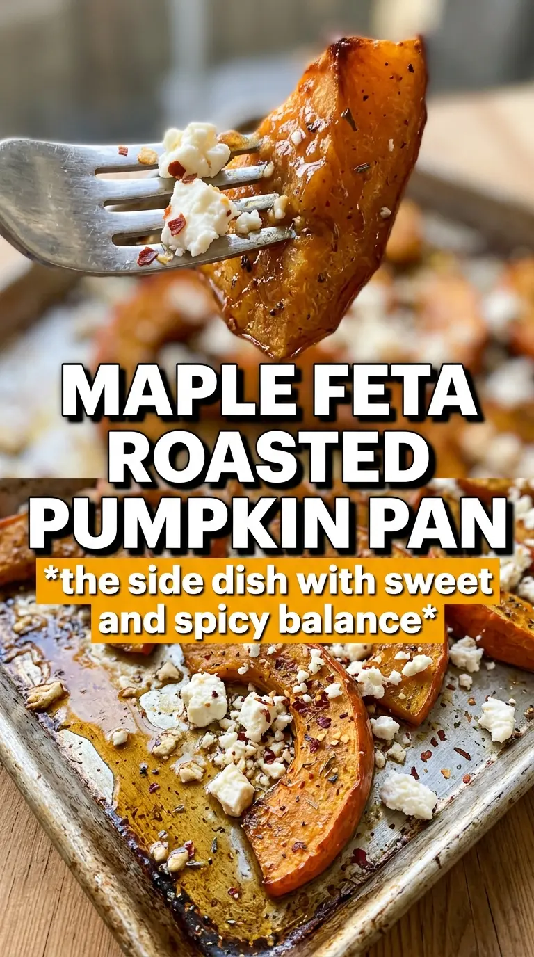 Maple Roasted Pumpkin With Chili And Feta caramelized wedges, salty feta, bright pomegranate